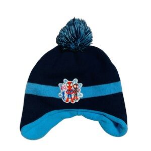 Spiderman Kids Hat with Blue Stripes size 4-5Y